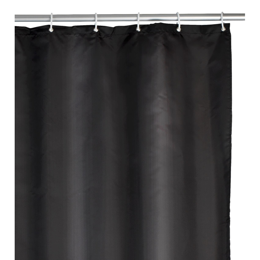 WENKO 20043100 - Tenda per doccia 180x200 cm nera