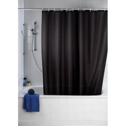 WENKO 20043100 - Tenda per doccia 180x200 cm nera