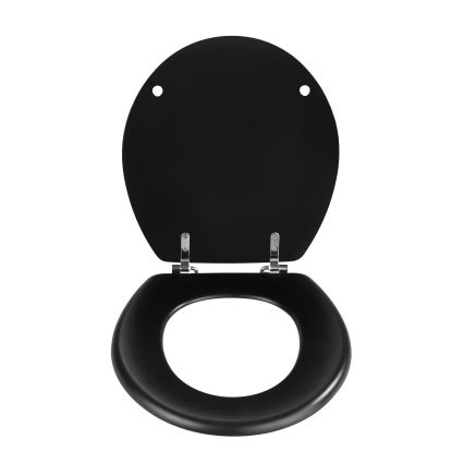 WENKO 20077100-WC sedile per WC PRIMA 37x41 cm nero/argento