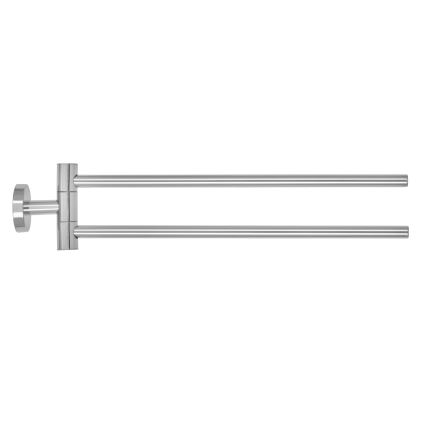 WENKO 20213100 - Porta asciugamani BOSIO SHINE 43x9 cm acciaio inox/argento