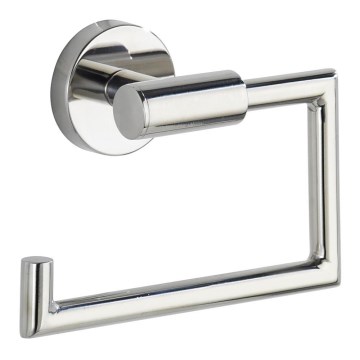 WENKO 20216100 - Porta carta igienica BOSIO SHINE 15 x 10,5 cm, in acciaio inossidabile finitura argento