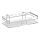 WENKO 20409100- Mensola PREMIUM in acciaio inox 24x13,5 cm, finitura argento