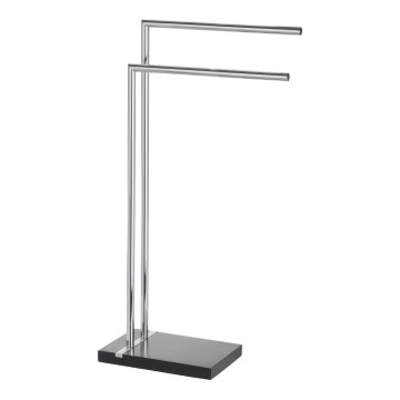 WENKO 20461100 - Porta asciugamani NOBLE 45,5x82 cm cromo/nero