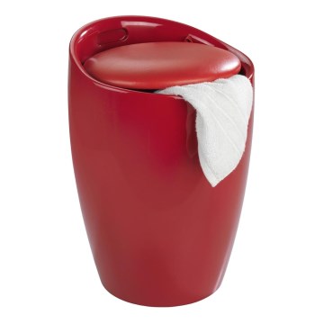WENKO 20624100 - Sgabello CANDY 36x50,5 cm rosso/nero