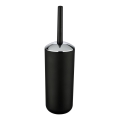 WENKO 21210100 - Scopino WC BRASIL 10x37 cm nero/cromo lucido