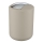 WENKO 21221100 - Cestino per rifiuti BRASIL 14x21 cm beige/cromo lucido