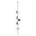 WENKO 21803100-Mensola angolare DOLCEDO 31x275 cm acciaio inox/cromo lucido