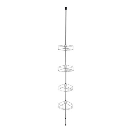 WENKO 21803100-Mensola angolare DOLCEDO 31x275 cm acciaio inox/cromo lucido