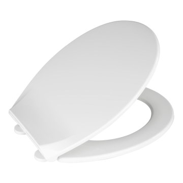 WENKO 21901100-WC Sedile per WC KOS 44x37 cm bianco/argento