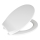 WENKO 21901100-WC Sedile per WC KOS 44x37 cm bianco/argento