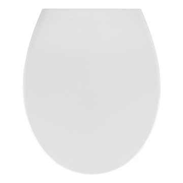 WENKO 21903100-WC sedile per WC SAMOS 44,5x37,5 cm bianco/argento