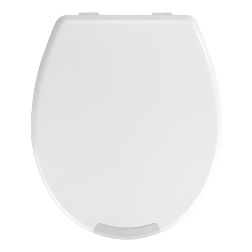 WENKO 21905100-Sedile WC SECURA 37x44 cm bianco/grigio