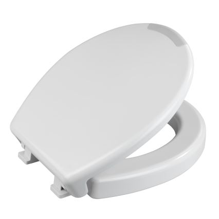 WENKO 21905100-Sedile WC SECURA 37x44 cm bianco/grigio