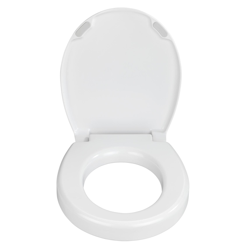 WENKO 21905100-Sedile WC SECURA 37x44 cm bianco/grigio