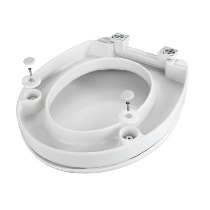 WENKO 21905100-Sedile WC SECURA 37x44 cm bianco/grigio