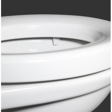 WENKO 21905100-Sedile WC SECURA 37x44 cm bianco/grigio