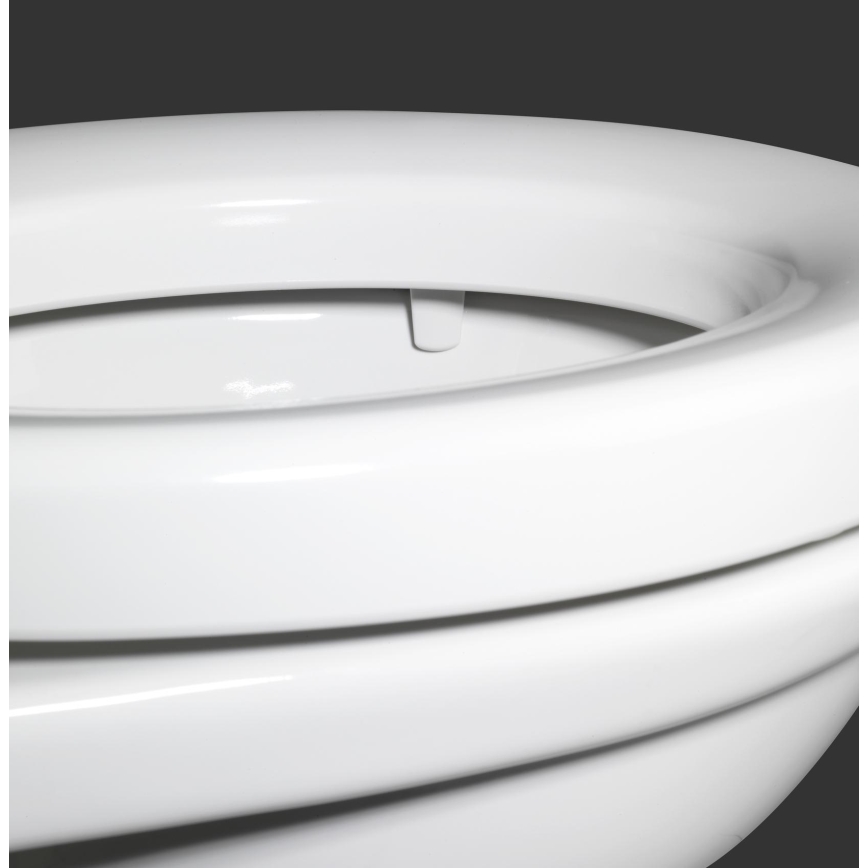WENKO 21905100-Sedile WC SECURA 37x44 cm bianco/grigio