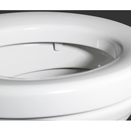 WENKO 21905100-Sedile WC SECURA 37x44 cm bianco/grigio
