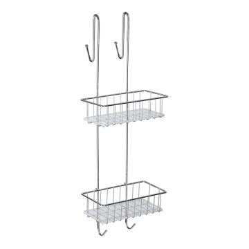 WENKO 22213100 - Supporto ALDO 24,5 x 70 cm in acciaio inossidabile, finitura argento