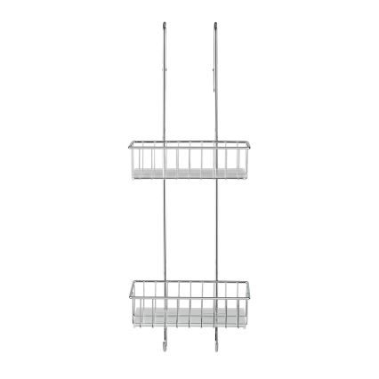 WENKO 22213100 - Supporto ALDO 24,5 x 70 cm in acciaio inossidabile, finitura argento