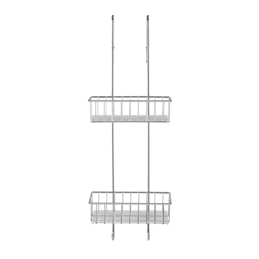 WENKO 22213100 - Supporto ALDO 24,5 x 70 cm in acciaio inossidabile, finitura argento