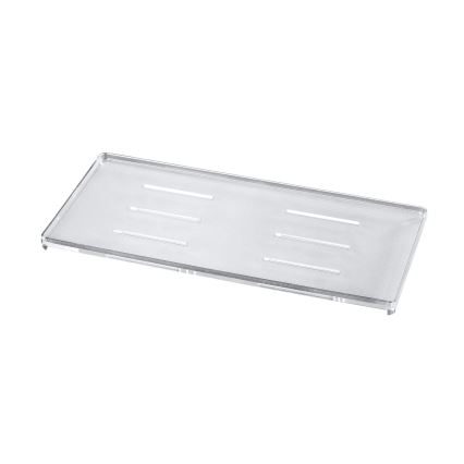 WENKO 22213100 - Supporto ALDO 24,5 x 70 cm in acciaio inossidabile, finitura argento