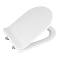 WENKO 22415100-Sedile WC HABOS 46x36 cm bianco/argento