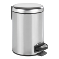 WENKO 22444100 - Cestino LEMAN 17x25 cm acciaio inox/argento/nero