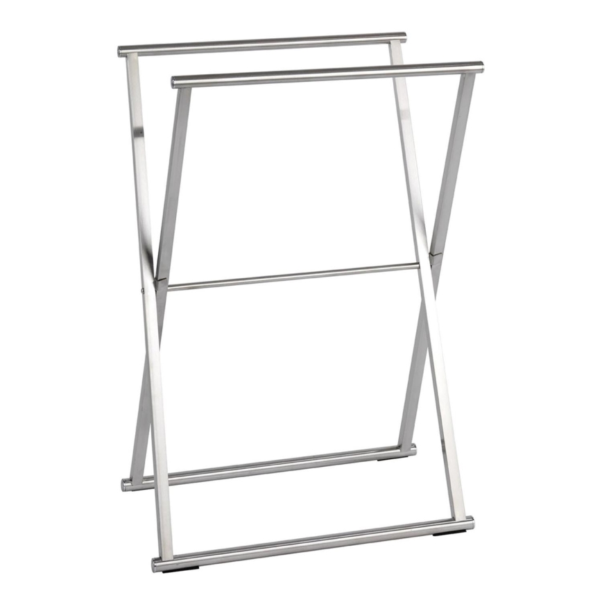WENKO 22476100 - Porta asciugamani LAVA 53,5x80,5 cm acciaio inox/argento