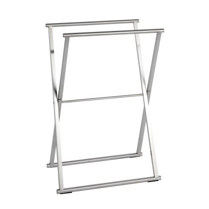 WENKO 22476100 - Porta asciugamani LAVA 53,5x80,5 cm acciaio inox/argento