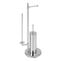 WENKO 22512100 - Scopino WC UNIVERSALO NEO 30x73 cm acciaio inox/argento