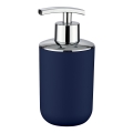 WENKO 22519100 - Dispenser di sapone BRASIL 320 ml blu/cromo lucido