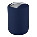 WENKO 22520100 - Cestino BRASIL 14x21 cm blu/cromo lucido