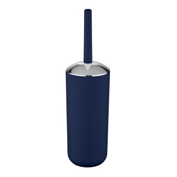 WENKO 22522100 - Scopino WC BRASIL 10x37 cm blu/cromo lucido