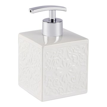 WENKO 22650100 - Dispenser per sapone CORDOBA 500 ml bianco