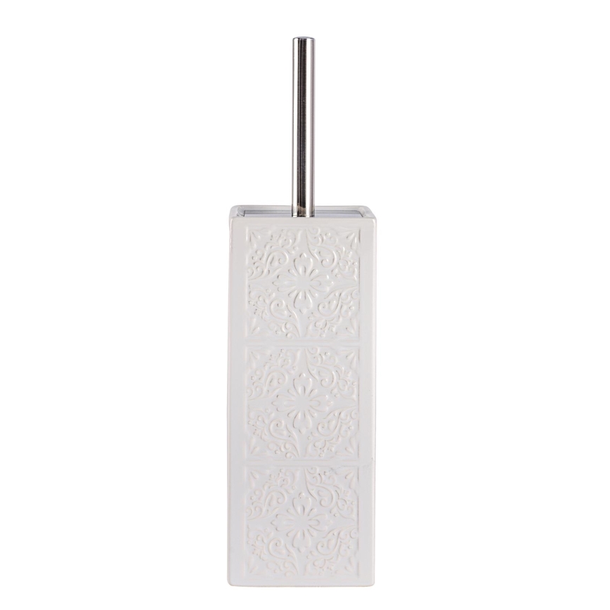 WENKO 22651100 - Scopino WC CORDOBA 9,5 x 35 cm, bianco