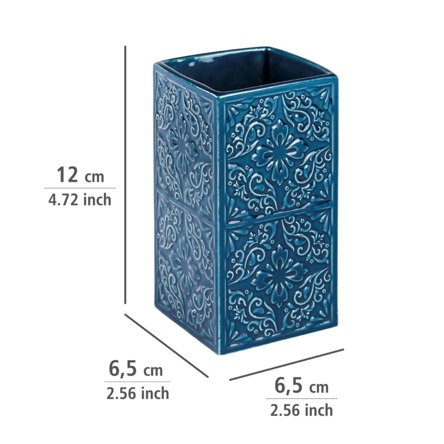 WENKO 22652100 - Bicchiere CORDOBA 6,5x12 cm blu