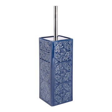 WENKO 22654100 - Scopino per WC CORDOBA 9,5x35 cm blu