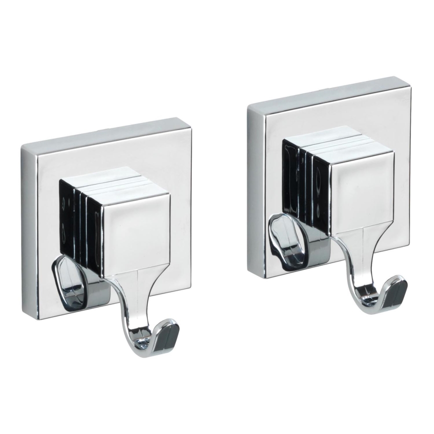 WENKO 22688100-Gancio VACUUM-LOC QUADRO ED 6x7 cm argento/cromo lucido