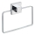 WENKO 22689100-Porta asciugamani VACUUM-LOC QUADRO ED 18,5x14 cm argento/lucido.cromo