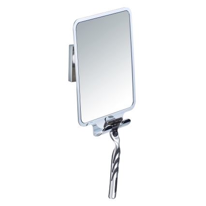WENKO 22693100 - Specchio cosmetico VACUUM-LOC QUADRO ED 14x19,5 cm cromo lucido