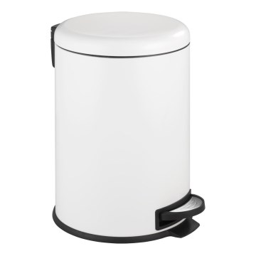 WENKO 22708100 - Cestino LEMAN 30,5x44 cm bianco/nero