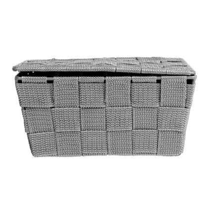WENKO 22793100 - Cestino ADRIA 19 x 14 cm grigio