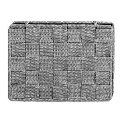 WENKO 22793100 - Cestino ADRIA 19 x 14 cm grigio