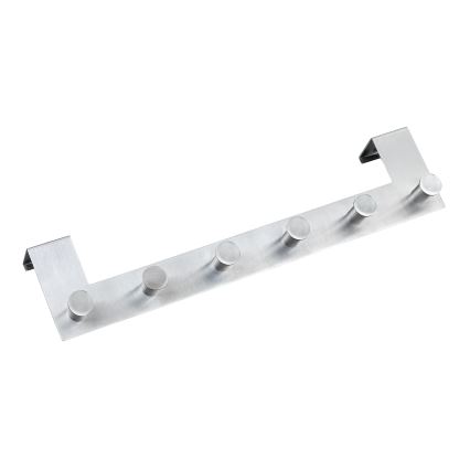 WENKO 22804100-Appendiabiti CELANO 39x11 cm inox/argento