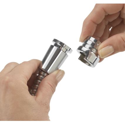 WENKO 22866100 - Doccia UNIVERSAL 170x6,5 cm cromato lucido/argento/grigio