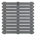 WENKO 22947100-Tappetino doccia per interni ed esterni 55x55 cm grigio