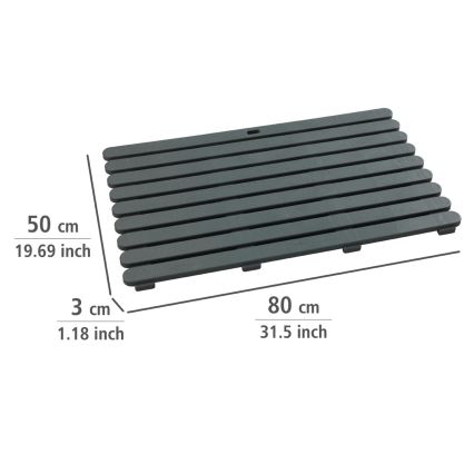 WENKO 22948100-Zerbino INTERNO & ESTERNO 50x80 cm grigio