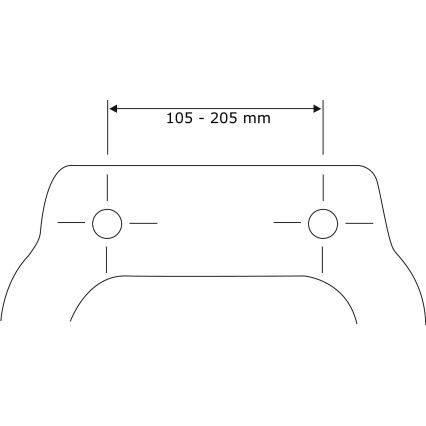 WENKO 22977100-Sedile WC BELLEVUE 35,5x42,5 cm antracite/argento