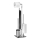 WENKO 22983100 - Scopino WC RIVALTA 18x70 cm acciaio inossidabile/argento/nero